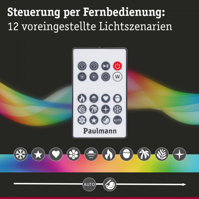 Kompletny zestaw taśma DYNAMIC LED RGB+ 5W 3M IP20 60LED/m 10VA 230V/12V DC biały / tworzywo sztuczne Kompletny zestaw taśma DYNAMIC LED RGB+ 5W 3M IP20 60LED/m 10VA 230V/12V DC biały / tworzywo sztuczne