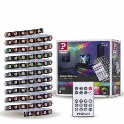 Kompletny zestaw taśma DYNAMIC LED RGB+ 5W 3M IP20 60LED/m 10VA 230V/12V DC biały / tworzywo sztuczne Kompletny zestaw taśma DYNAMIC LED RGB+ 5W 3M IP20 60LED/m 10VA 230V/12V DC biały / tworzywo sztuczne