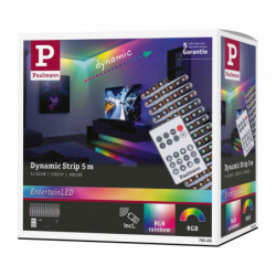 Kompletny zestaw taśma DYNAMIC LED RGB+10,5W 5M IP20 60LED/m 15VA 230V/12V DC biały / tworzywo sztuczne Kompletny zestaw taśma DYNAMIC LED RGB+10,5W 5M IP20 60LED/m 15VA 230V/12V DC biały / tworzywo sztuczne