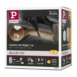 MaxLED 250 Night Comfort zestaw jednostronny 1m 4W 300lm 30LEDs/m 2700K 12VA MaxLED 250 Night Comfort zestaw jednostronny 1m 4W 300lm 30LEDs/m 2700K 12VA