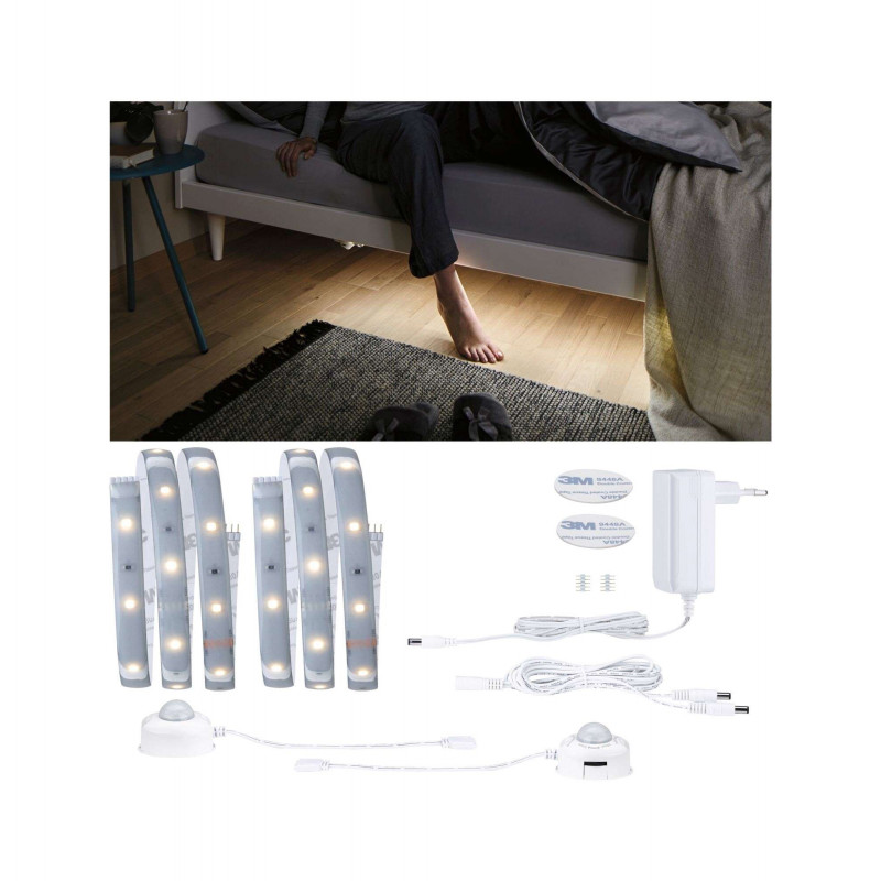 MaxLED 250 Night Comfort zestaw dwustronny 2x1m 2x4W 2x300lm 60LEDs/m 2700K 24VA MaxLED 250 Night Comfort zestaw dwustronny 2x1m 2x4W 2x300lm 60LEDs/m 2700K 24VA