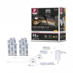 MaxLED 250 Night Comfort zestaw dwustronny 2x1m 2x4W 2x300lm 60LEDs/m 2700K 24VA MaxLED 250 Night Comfort zestaw dwustronny 2x1m 2x4W 2x300lm 60LEDs/m 2700K 24VA
