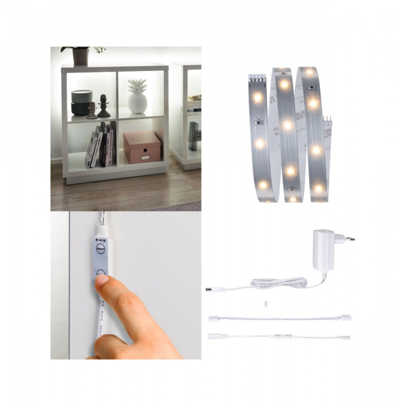 MaxLED 250 MaxLED 250 Półka Comfort zestaw podstawowy 1m 4W 300lm/m 30LEDs/m 2700K 12VA MaxLED 250 MaxLED 250 Półka Comfort zestaw podstawowy 1m 4W 300lm/m 30LEDs/m 2700K 12VA