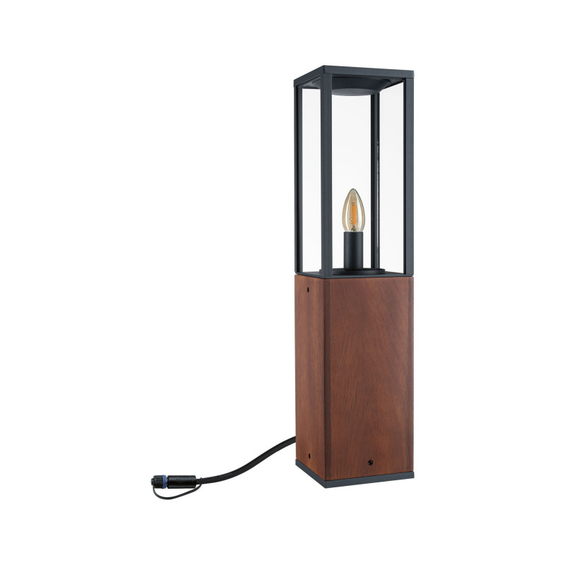 Oprawa ogrodowa Plug & Shine VENEA 60cm E14 2W 1900K IP44 24V drewno Oprawa ogrodowa Plug & Shine VENEA 60cm E14 2W 1900K IP44 24V drewno
