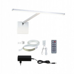 Oprawa ścienna XANA LED zestaw 5.5W 420lm 2700K 230/24V szczotkowane aluminium Oprawa ścienna XANA LED zestaw 5.5W 420lm 2700K 230/24V szczotkowane aluminium