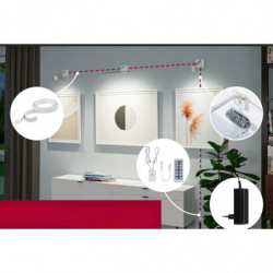 Oprawa ścienna XANA LED zestaw 5.5W 420lm 2700K 230/24V szczotkowane aluminium Oprawa ścienna XANA LED zestaw 5.5W 420lm 2700K 230/24V szczotkowane aluminium