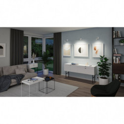 Oprawa ścienna XANA LED zestaw 5.5W 420lm 2700K 230/24V szczotkowane aluminium Oprawa ścienna XANA LED zestaw 5.5W 420lm 2700K 230/24V szczotkowane aluminium