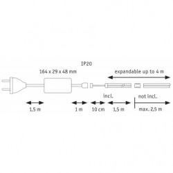 MaxLED 1000 Full-Line COB zest. podst. 1,5m 18W 1620lm 2700K MaxLED 1000 Full-Line COB zest. podst. 1,5m 18W 1620lm 2700K