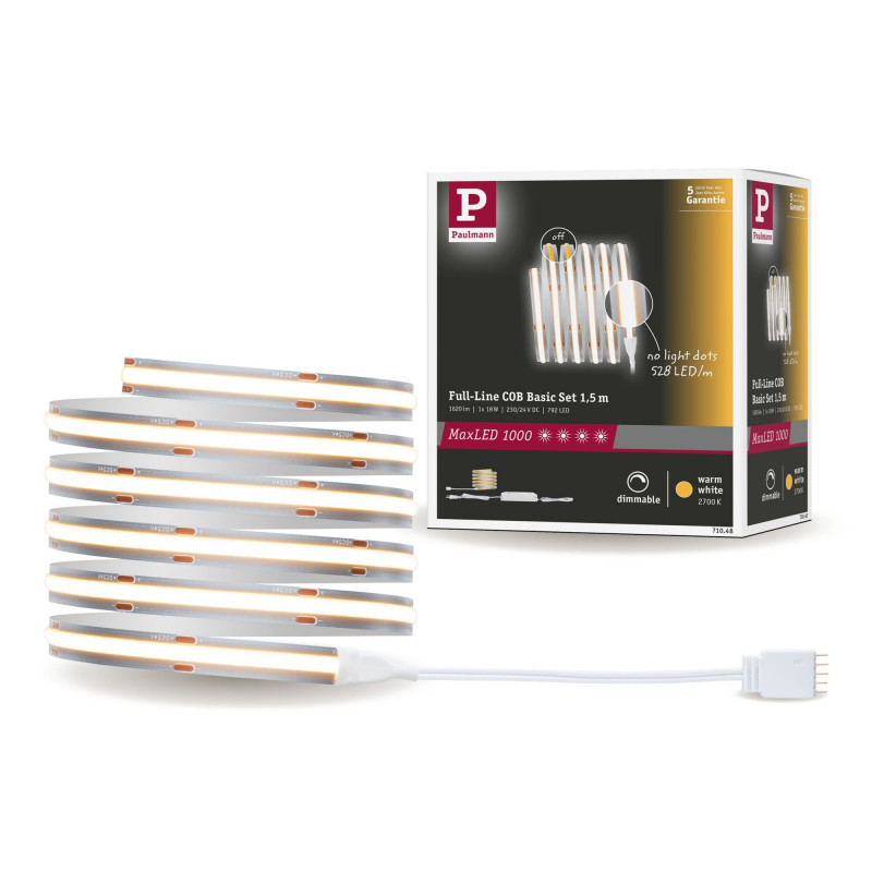 MaxLED 1000 Full-Line COB zest. podst. 1,5m 18W 1620lm 2700K MaxLED 1000 Full-Line COB zest. podst. 1,5m 18W 1620lm 2700K