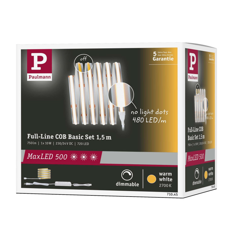 MaxLED 1000 Full-Line COB zest. podst. 1,5m 10W 750lm 2700K MaxLED 1000 Full-Line COB zest. podst. 1,5m 10W 750lm 2700K