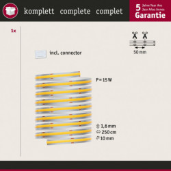 MaxLED 500 Full-Line COB zest. podst. 2,5m 15W 1250lm 2700K MaxLED 500 Full-Line COB zest. podst. 2,5m 15W 1250lm 2700K