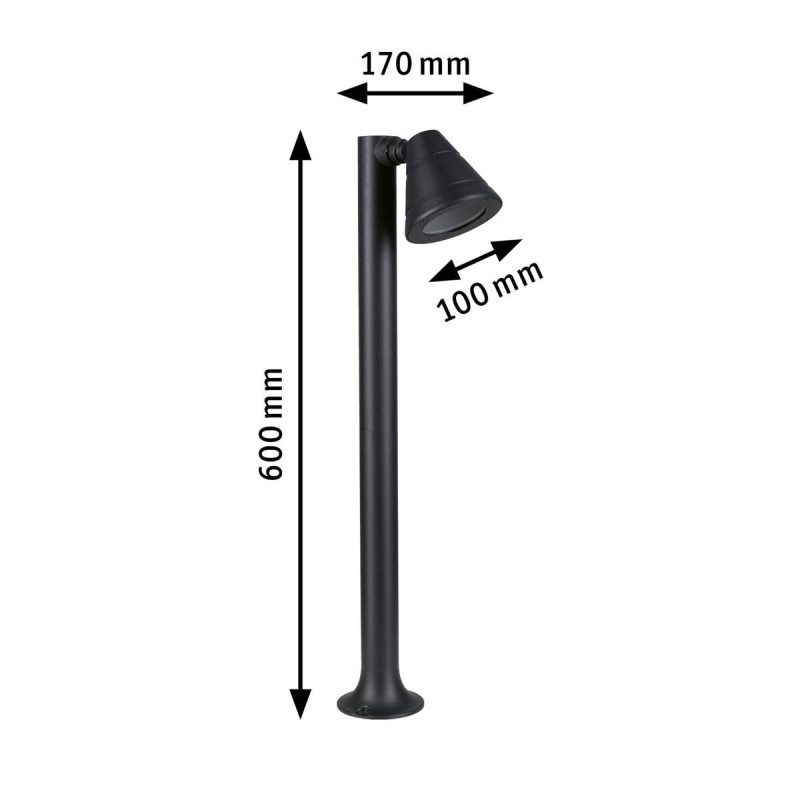 Oprawa ogrodowa TRIAN GU10 max.35W IP44 230V antracyt aluminium Oprawa ogrodowa TRIAN GU10 max.35W IP44 230V antracyt aluminium