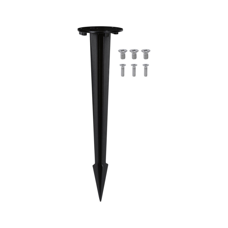 Podstawa/ szpilka wbijana do lamp ogrodowych 40cm okrągła metalowa Podstawa/ szpilka wbijana do lamp ogrodowych 40cm okrągła metalowa