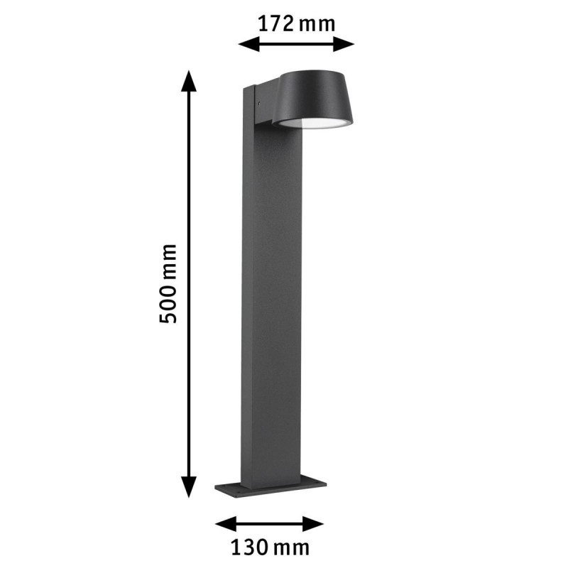 Oprawa ogrodowa CAPEA LED 6W 450lm 2200K 500mm IP44 230V antracyt aluminium Oprawa ogrodowa CAPEA LED 6W 450lm 2200K 500mm IP44 230V antracyt aluminium