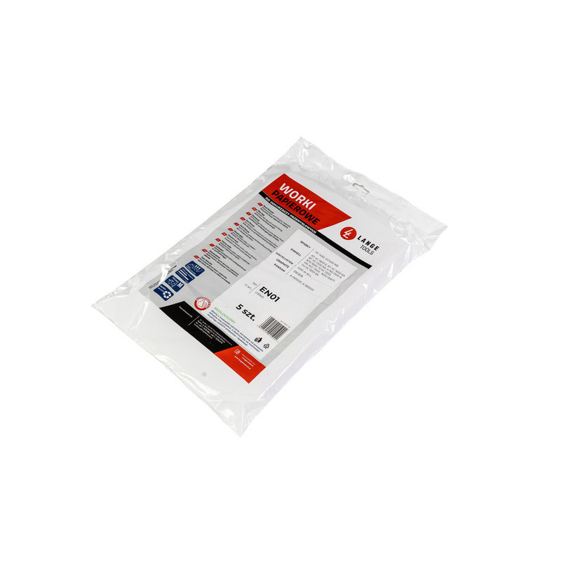 Worki papierowe LangeTools do Sparky 30 l, kpl 5 szt Worki papierowe LangeTools do Sparky 30 l, kpl 5 szt