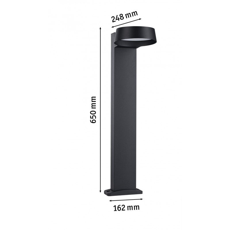 Oprawa ogrodowa CAPEA GRAND LED 11W 1050lm 3000K 650mm IP44 230V antracyt aluminium Oprawa ogrodowa CAPEA GRAND LED 11W 1050lm 3000K 650mm IP44 230V antracyt aluminium