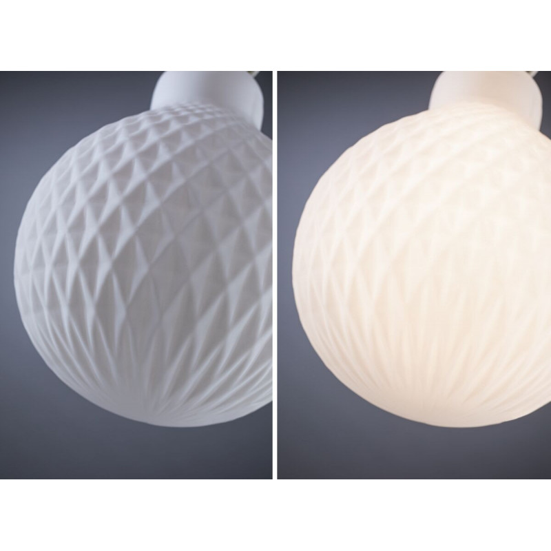 Źródło światła LED LAMPION V1 biała G125 E27 400lm 4,3W 3000K DIM 230V szkło Źródło światła LED LAMPION V1 biała G125 E27 400lm 4,3W 3000K DIM 230V szkło