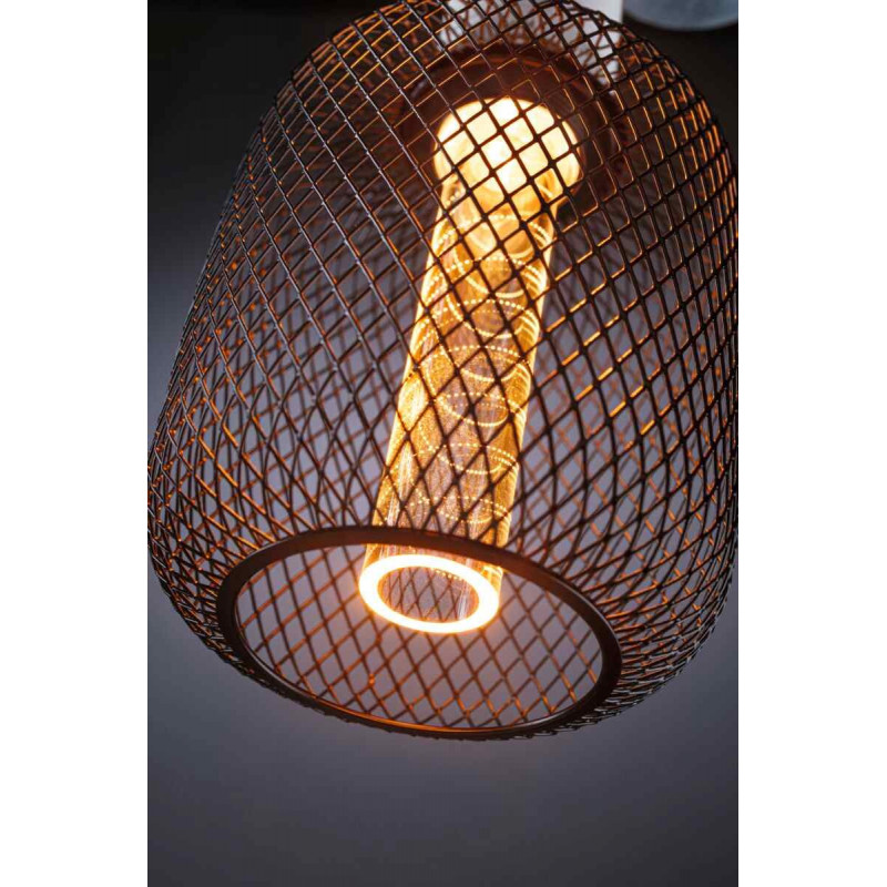 Źródło światła LED METALLIC GLOW ZYL czarny Spiral E27 4,2W 200lm 1800K 230V Źródło światła LED METALLIC GLOW ZYL czarny Spiral E27 4,2W 200lm 1800K 230V