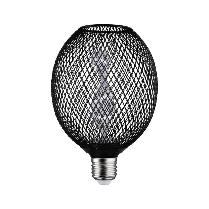 Źródło światła LED METALLIC GLOW GLOB czarny Helix E27 3,5W 110lm 1800K 230V Źródło światła LED METALLIC GLOW GLOB czarny Helix E27 3,5W 110lm 1800K 230V