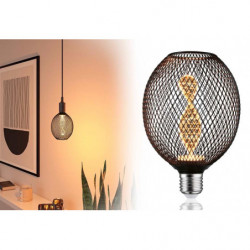 Źródło światła LED METALLIC GLOW GLOB czarny Helix E27 3,5W 110lm 1800K 230V Źródło światła LED METALLIC GLOW GLOB czarny Helix E27 3,5W 110lm 1800K 230V