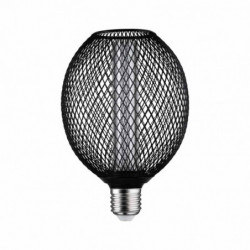 Źródło światła LED METALLIC GLOW GLOB czarny Spiral E27 4,2W 200lm 1800K 230V Źródło światła LED METALLIC GLOW GLOB czarny Spiral E27 4,2W 200lm 1800K 230V