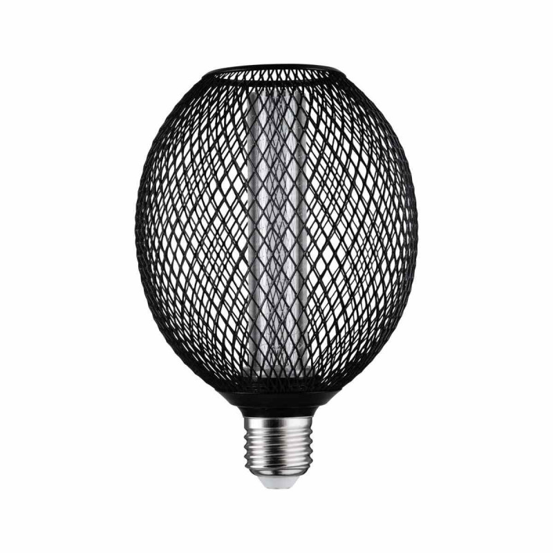 Źródło światła LED METALLIC GLOW GLOB czarny Spiral E27 4,2W 200lm 1800K 230V Źródło światła LED METALLIC GLOW GLOB czarny Spiral E27 4,2W 200lm 1800K 230V