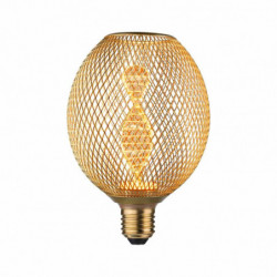 Źródło światła LED METALLIC GLOW GLOB mosiądz Helix E27 3,5W 130lm 1800K 230V Źródło światła LED METALLIC GLOW GLOB mosiądz Helix E27 3,5W 130lm 1800K 230V