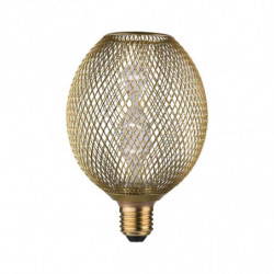 Źródło światła LED METALLIC GLOW GLOB mosiądz Helix E27 3,5W 130lm 1800K 230V Źródło światła LED METALLIC GLOW GLOB mosiądz Helix E27 3,5W 130lm 1800K 230V