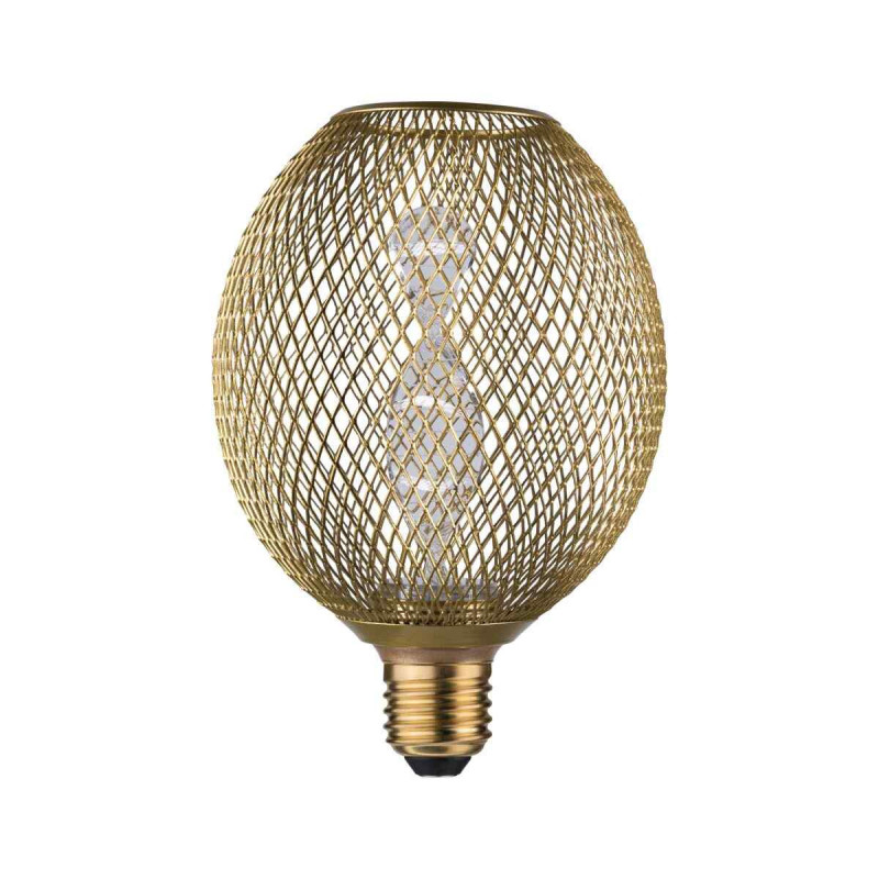 Źródło światła LED METALLIC GLOW GLOB mosiądz Helix E27 3,5W 130lm 1800K 230V Źródło światła LED METALLIC GLOW GLOB mosiądz Helix E27 3,5W 130lm 1800K 230V