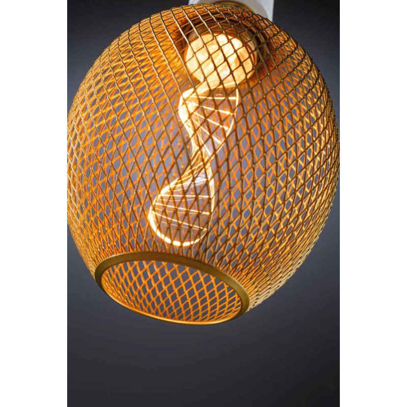 Źródło światła LED METALLIC GLOW GLOB mosiądz Helix E27 3,5W 130lm 1800K 230V Źródło światła LED METALLIC GLOW GLOB mosiądz Helix E27 3,5W 130lm 1800K 230V