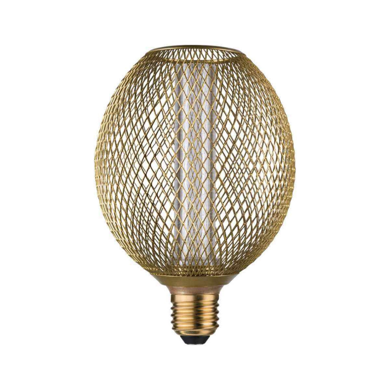 Źródło światła LED METALLIC GLOW GLOB mosiądz Spiral E27 4.2W 200lm 1800K 230V Źródło światła LED METALLIC GLOW GLOB mosiądz Spiral E27 4.2W 200lm 1800K 230V