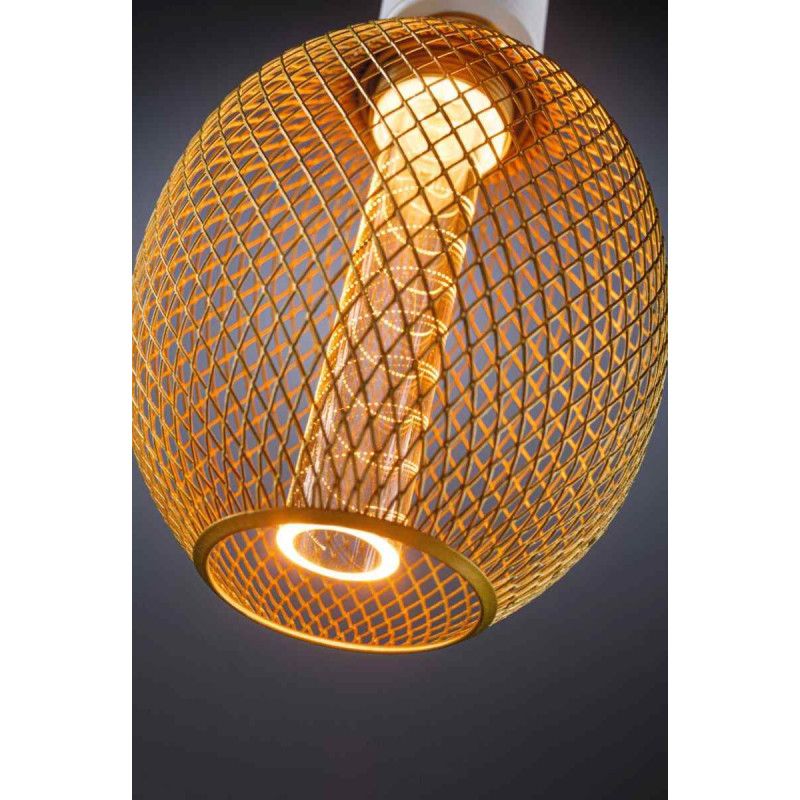 Źródło światła LED METALLIC GLOW GLOB mosiądz Spiral E27 4.2W 200lm 1800K 230V Źródło światła LED METALLIC GLOW GLOB mosiądz Spiral E27 4.2W 200lm 1800K 230V