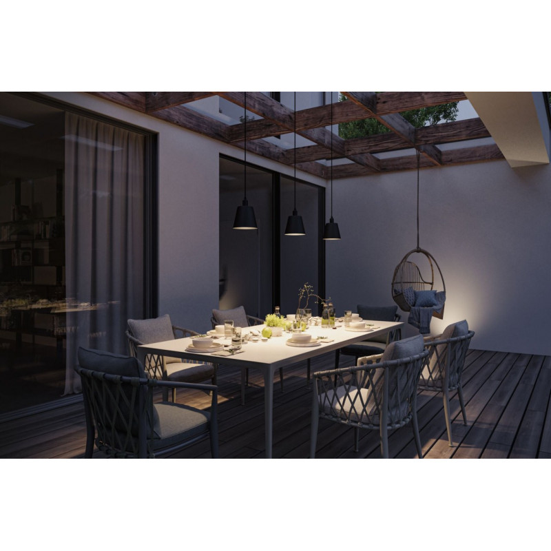 Lampa wisząca KOFIA Plug & Shine 2W 3000K IP44 E14 24V antracyt Lampa wisząca KOFIA Plug & Shine 2W 3000K IP44 E14 24V antracyt