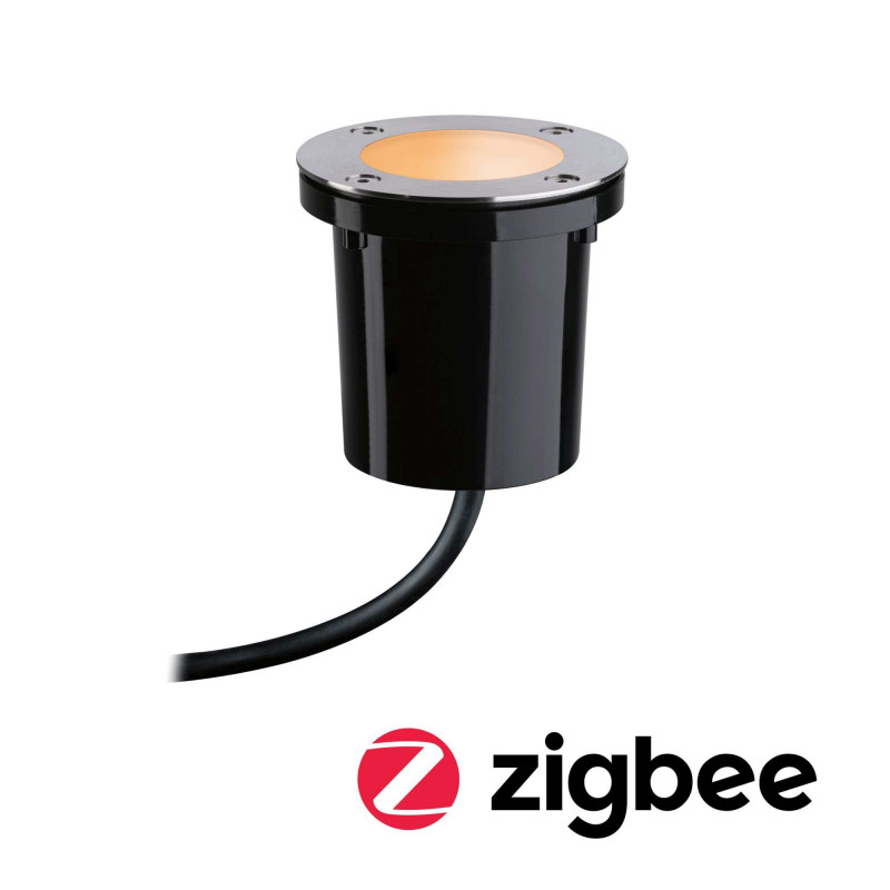 Oprawa dogruntowa Plug & Shine FLOOR SH Zigbee RGBW 4.6W IP65 RGBW 24V czarny / metal Oprawa dogruntowa Plug & Shine FLOOR SH Zigbee RGBW 4.6W IP65 RGBW 24V czarny / metal
