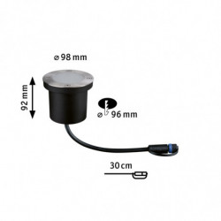 Oprawa dogruntowa Plug & Shine FLOOR 4.5W 2200K IP67 24V szary/ aluminium Oprawa dogruntowa Plug & Shine FLOOR 4.5W 2200K IP67 24V szary/ aluminium
