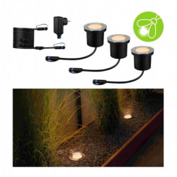 Oprawa dogruntowa Plug & Shine FLOOR zestaw 3x4.5W 2200K IP67 24V antracyt / stal nierdzewna Oprawa dogruntowa Plug & Shine FLOOR zestaw 3x4.5W 2200K IP67 24V antracyt / stal nierdzewna