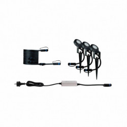 Reflektor ogrodowy Plug & Shine STING LED 3x 6.3W 2200K IP67 24V antracyt/ aluminium Reflektor ogrodowy Plug & Shine STING LED 3x 6.3W 2200K IP67 24V antracyt/ aluminium