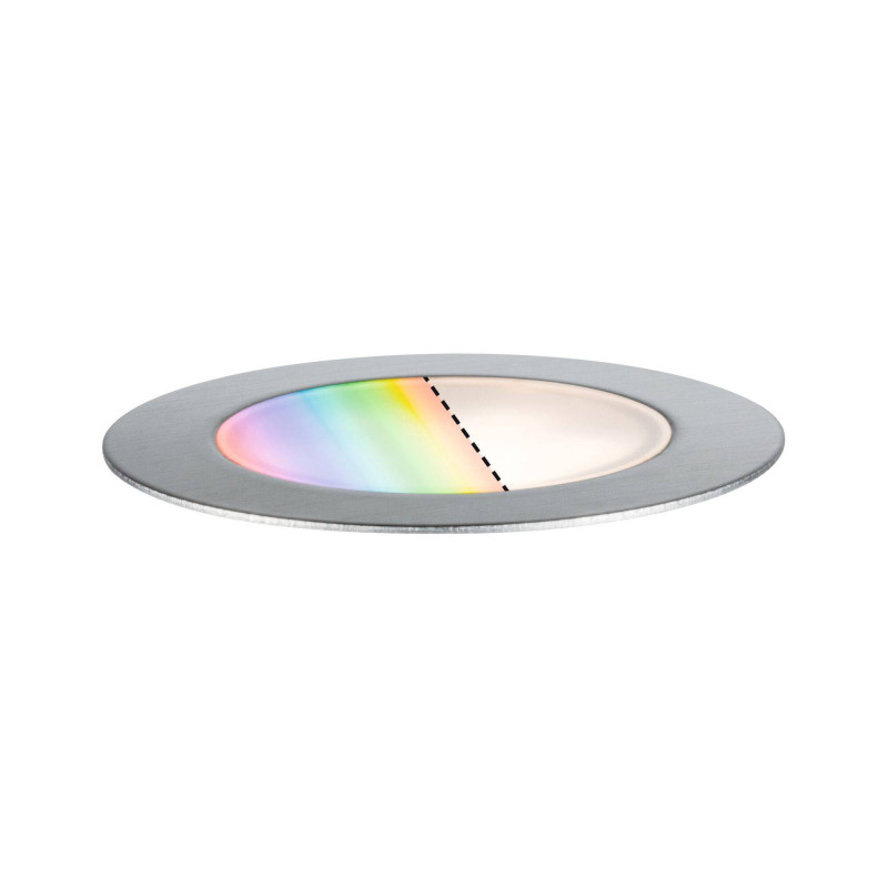 Oprawa wpuszczana Plug & Shine FLOOR SH Zigbee RGBW okrągła 2W IP67 24V srebrny / stal nierdzewna Oprawa wpuszczana Plug & Shine FLOOR SH Zigbee RGBW okrągła 2W IP67 24V srebrny / stal nierdzewna