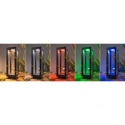 Oprawa ogrodowa Plug & Shine LATARNIA SH Zigbee 2W RGBW DIM IP44 24V antracyt / aluminium Oprawa ogrodowa Plug & Shine LATARNIA SH Zigbee 2W RGBW DIM IP44 24V antracyt / aluminium