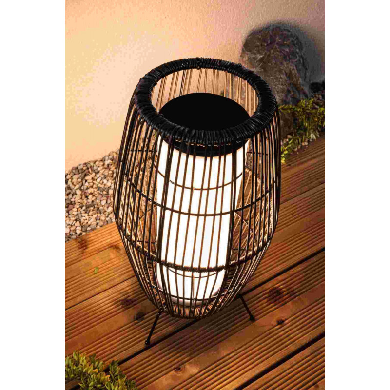 Oprawa ogrodowa Plug & Shine KOSZ BOHO 400mm SH Zigbee 3.2W RGBW IP44 24V czarny / metal Oprawa ogrodowa Plug & Shine KOSZ BOHO 400mm SH Zigbee 3.2W RGBW IP44 24V czarny / metal