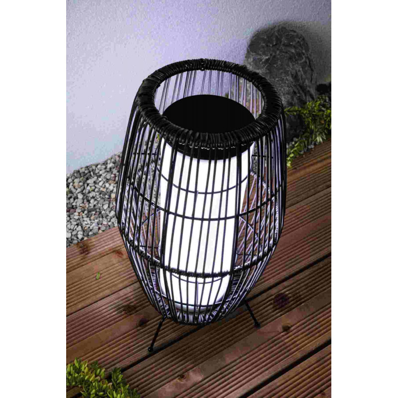 Oprawa ogrodowa Plug & Shine KOSZ BOHO 400mm SH Zigbee 3.2W RGBW IP44 24V czarny / metal Oprawa ogrodowa Plug & Shine KOSZ BOHO 400mm SH Zigbee 3.2W RGBW IP44 24V czarny / metal