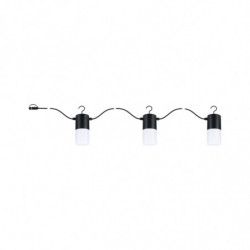 Łańcuch świetlny Plug & Shine TUBS 3x2W 3000K E14 IP44 24V antracyt / aluminium Łańcuch świetlny Plug & Shine TUBS 3x2W 3000K E14 IP44 24V antracyt / aluminium
