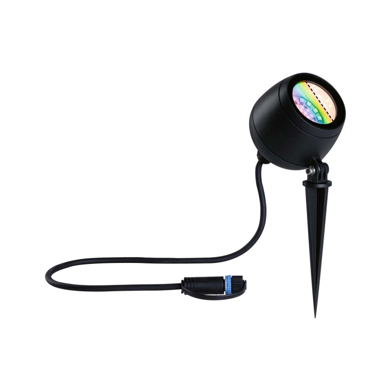 Reflektor ogrodowy Plug & Shine KIKOLO LED SH Zigbee RGBW 6.2W 80st. 400lm 3000K- 6500K IP65 24V antracyt Reflektor ogrodowy Plug & Shine KIKOLO LED SH Zigbee RGBW 6.2W 80st. 400lm 3000K- 6500K IP65 24V antracyt