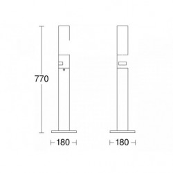 Lampa ogrodowa LED 8,7W Steinel GL 65 LED z czujnikiem Lampa ogrodowa LED 8,7W Steinel GL 65 LED z czujnikiem