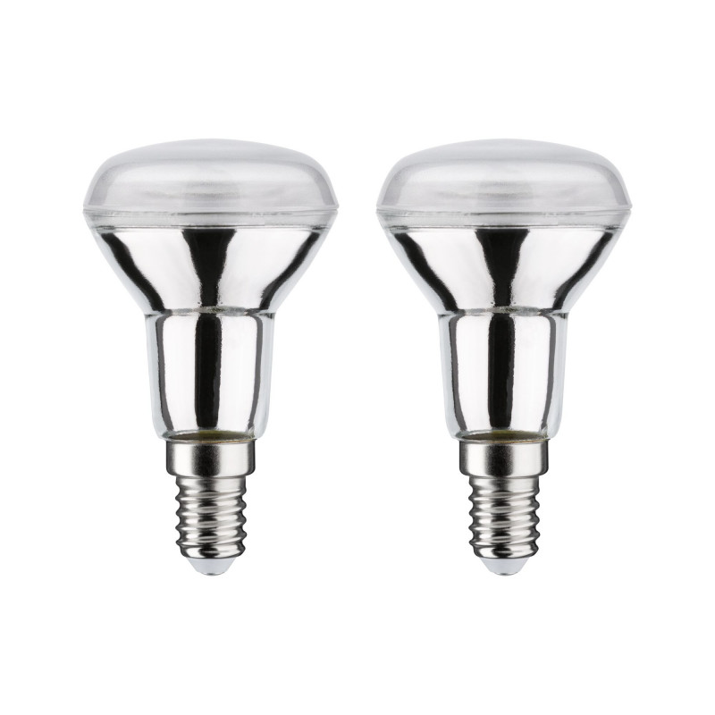 Źródło światła LED 2x R50 E14 5W 450lm 36st. 2700K 230V szkło / srebrny Źródło światła LED 2x R50 E14 5W 450lm 36st. 2700K 230V szkło / srebrny
