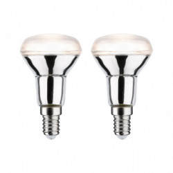 Źródło światła LED 2x R50 E14 5W 450lm 36st. 2700K 230V szkło / srebrny Źródło światła LED 2x R50 E14 5W 450lm 36st. 2700K 230V szkło / srebrny