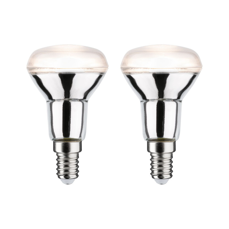 Źródło światła LED 2x R50 E14 5W 450lm 36st. 2700K 230V szkło / srebrny Źródło światła LED 2x R50 E14 5W 450lm 36st. 2700K 230V szkło / srebrny