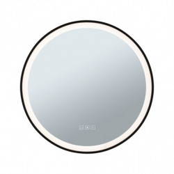 Lustro łazienkowe MIRRA LED IP44 Biały Switch 750lm 230V 11,5W Możliwość ściemniania Czarny/lustro Lustro łazienkowe MIRRA LED IP44 Biały Switch 750lm 230V 11,5W Możliwość ściemniania Czarny/lustro