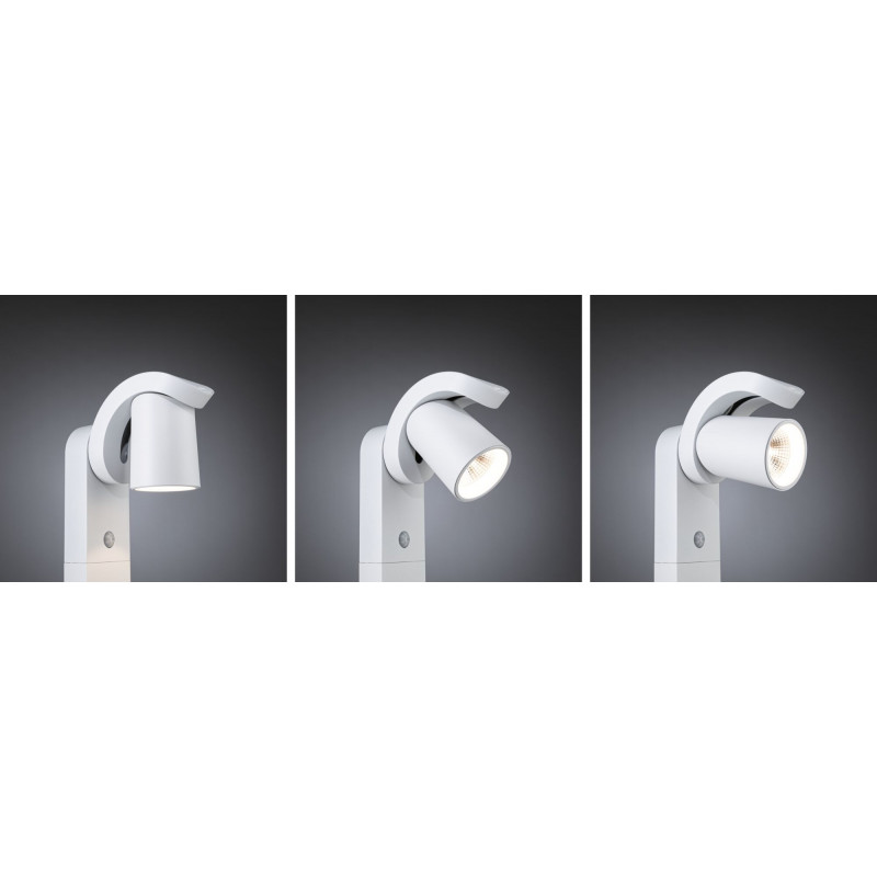 Oprawa ogrodowa CUFF LED 10W 700lm 3000K IP44 230V biały aluminium Oprawa ogrodowa CUFF LED 10W 700lm 3000K IP44 230V biały aluminium