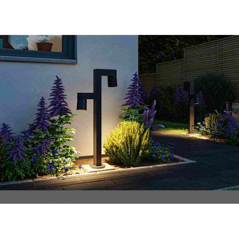 Oprawa ogrodowa KIMU LED 2X8W 2X750lm 2200K IP44 230V antracyt aluminium Oprawa ogrodowa KIMU LED 2X8W 2X750lm 2200K IP44 230V antracyt aluminium